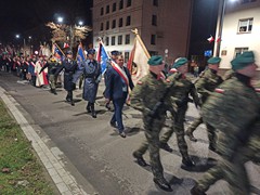 Poczet Sztandarowy PSP nr 3 na obchodach 11 listopada (4)